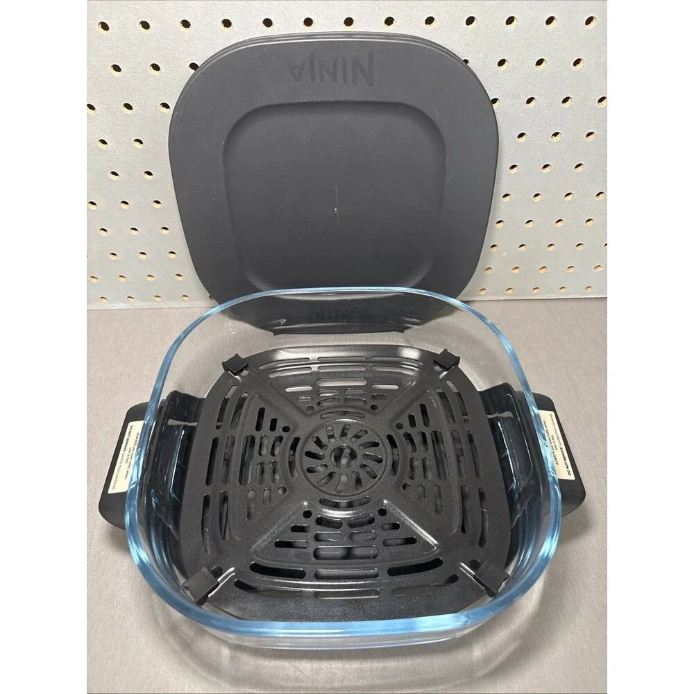 Ninja Crispi 5-in-1 Air Fryer Small 2.5QT Glass Container FN103CO FN100 AS101